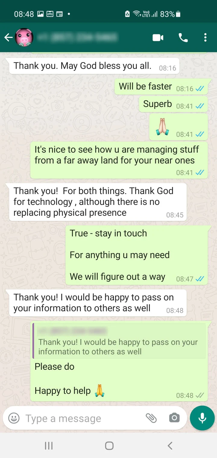 Testimonial